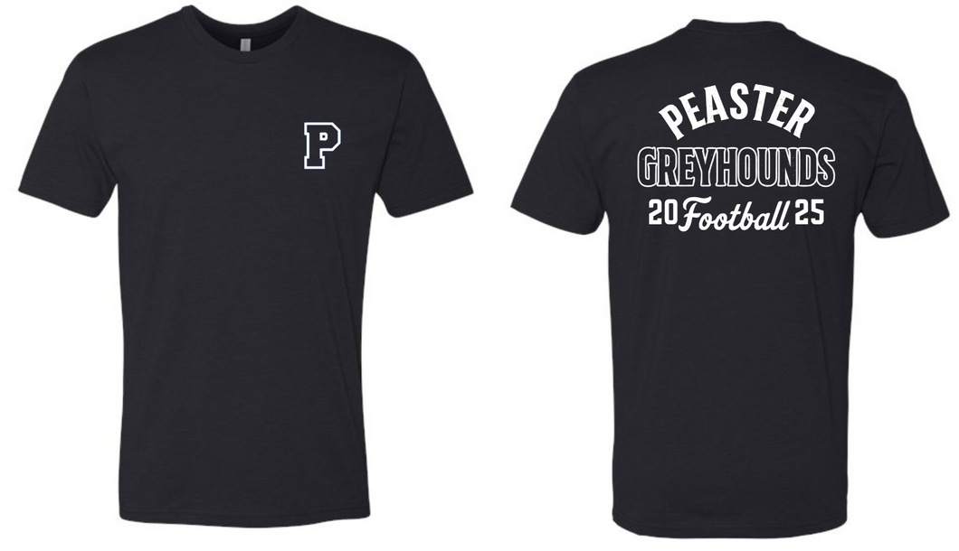 FRONT/BACK - UNISEX TEE - SOLID BLACK