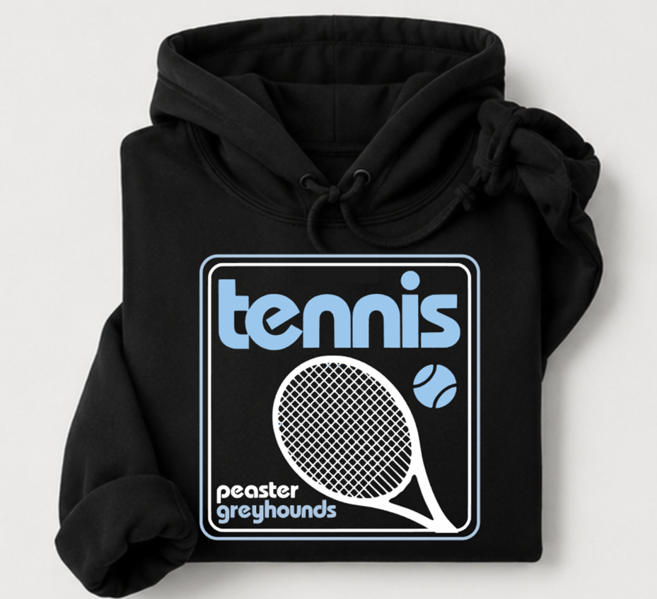 UNISEX HOODIE - PEASTER - BLACK