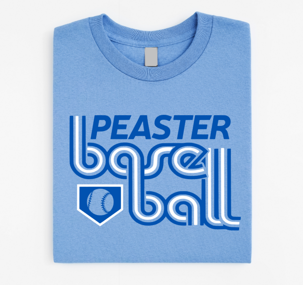 LONG SLEEVE TEE (GILDAN OR BELLA CANVAS) PLATE - CAROLINA BLUE