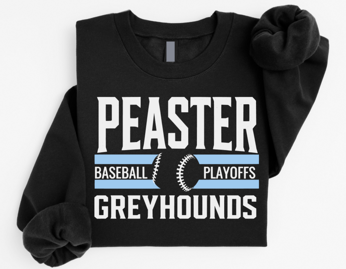CREWNECK SWEATSHIRT (GILDAN) PLAYOFF - BLACK