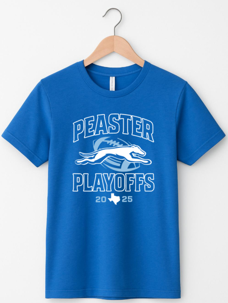 *YOUTH OPTIONS AVAILABLE* PLAYOFF ROSTER - UNISEX TEE (GILDAN) ROYAL