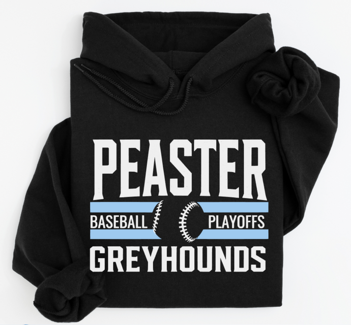 HOODIE (GILDAN) PLAYOFF - BLACK