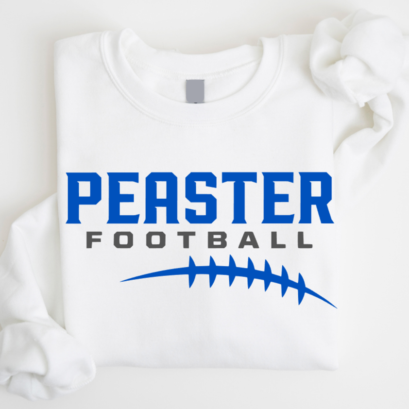 CREWNECK SWEATSHIRT - LACES - WHITE