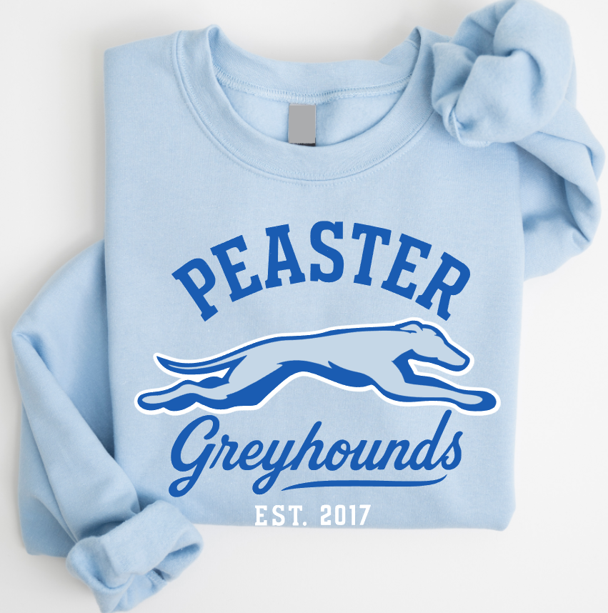 VINTAGE - UNISEX CREWNECK SWEATSHIRT - LIGHT BLUE