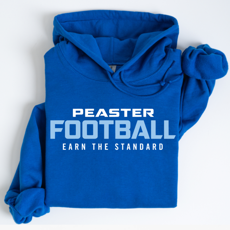 UNISEX HOODIE - FOOTBALL - ROYAL