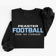 CREWNECK SWEATSHIRT - FOOTBALL - BLACK