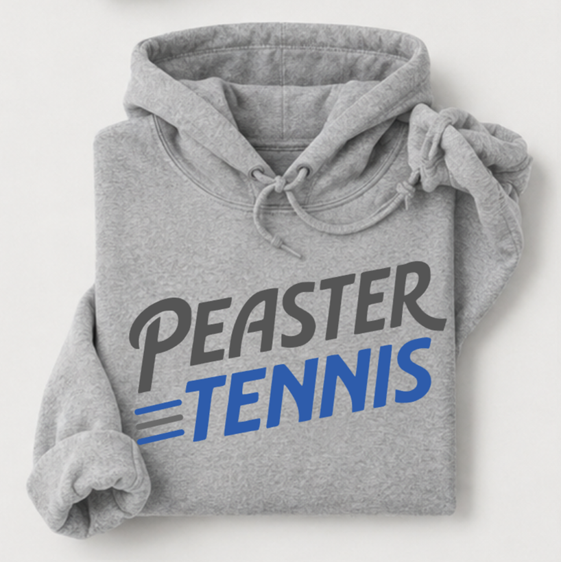 UNISEX HOODIE - TENNIS - GREY