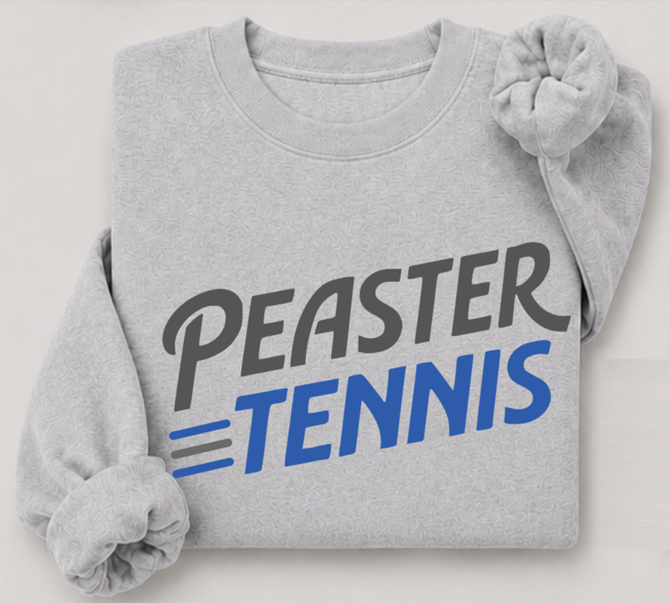 CREWNECK SWEATSHIRT - TENNIS - GREY