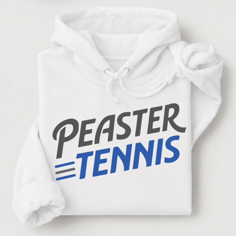 UNISEX HOODIE - TENNIS - WHITE