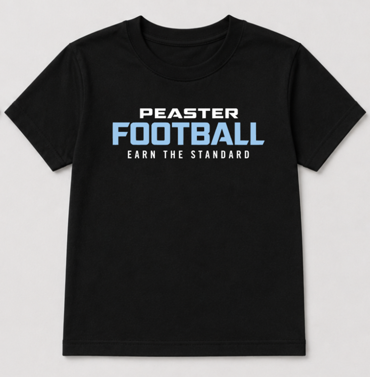 **YOUTH** UNISEX SHORT SLEEVE TEE (NEXT LEVEL) BLACK