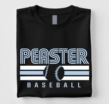 SHORT SLEEVE TEE (GILDAN OR BELLA CANVAS) BASEBALL - BLACK