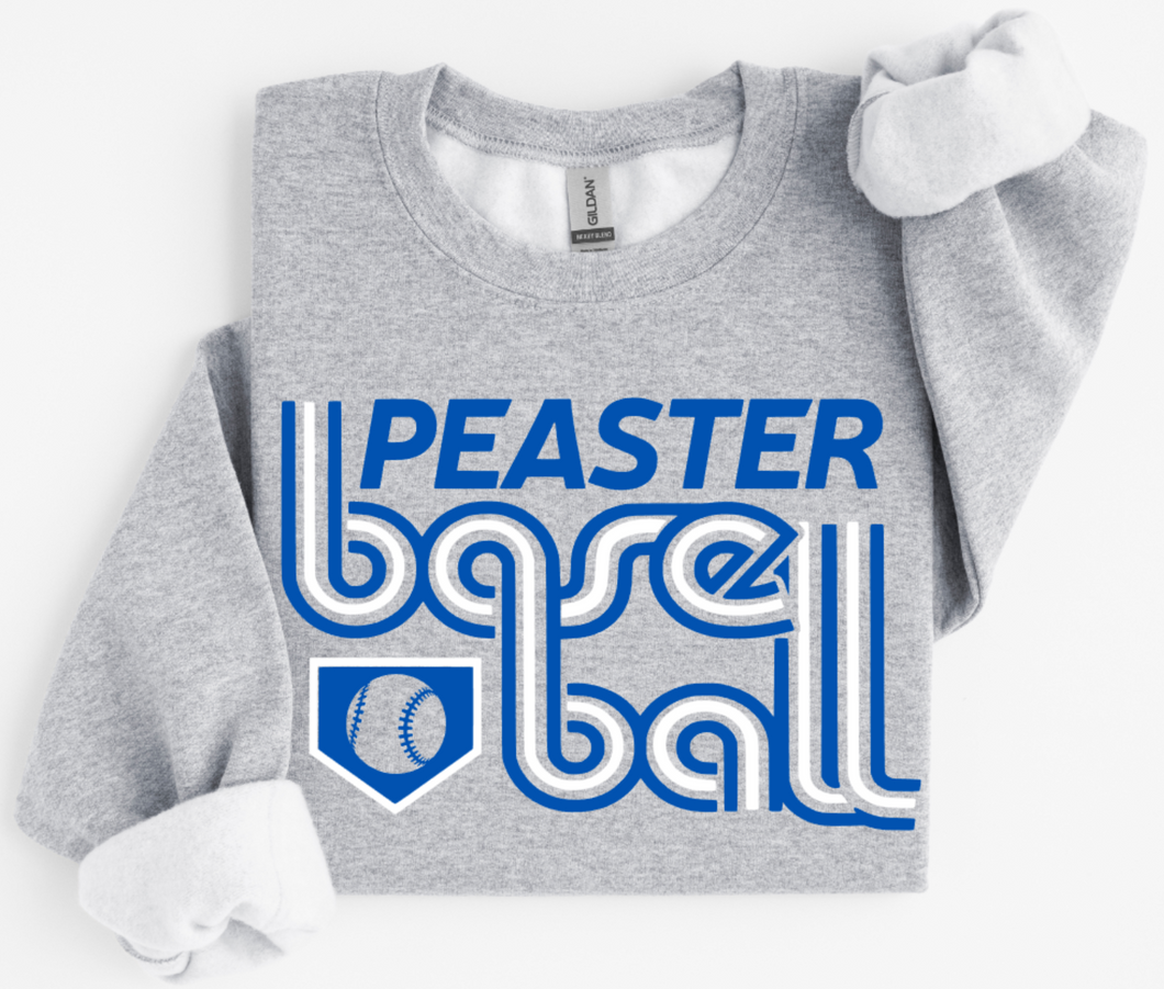 CREWNECK SWEATSHIRT (GILDAN) PLATE - GREY